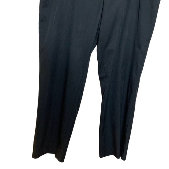 GS Dress Slacks Flat Front Trouser Relaxed Black Office Work Men's Size 46 - Picture 3 of 9